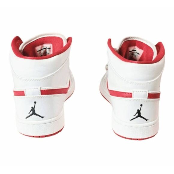 NIKE Air Jordan 1 Retro \'White Gym Red\' Sneakers Size 13